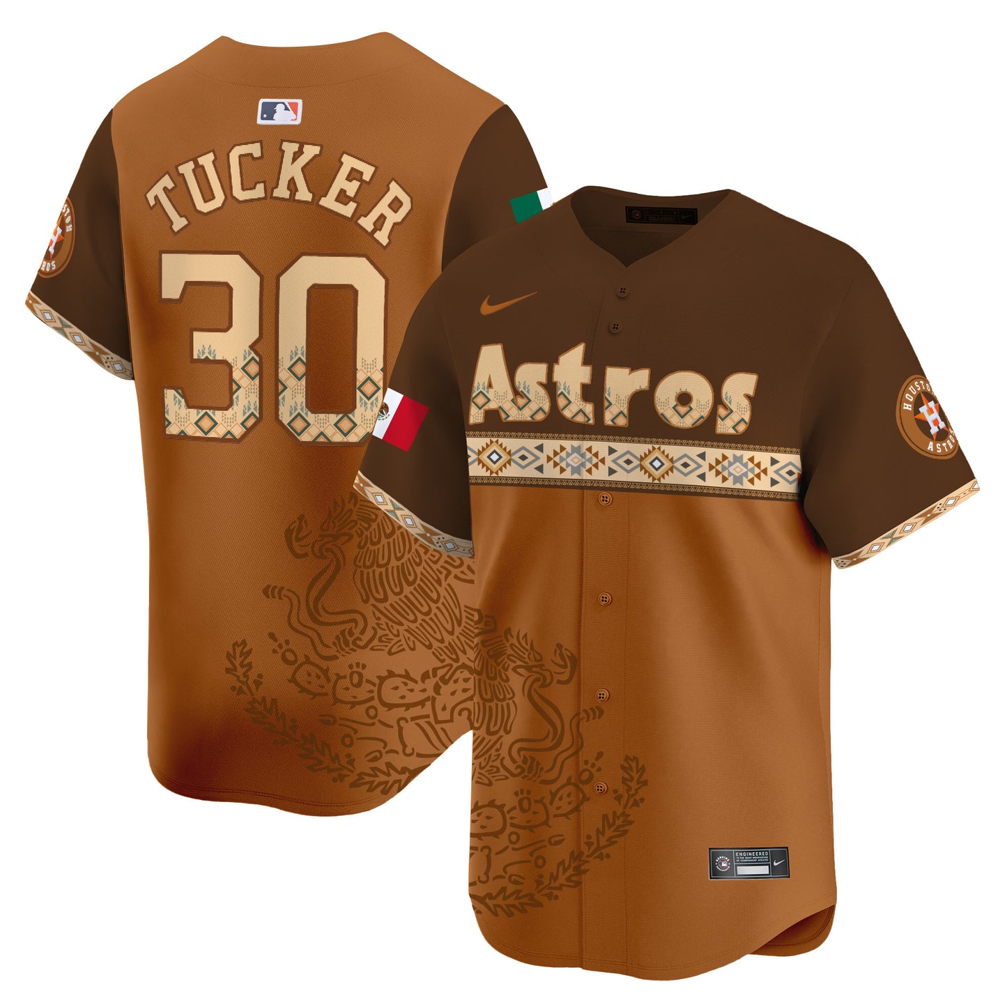 Astros Mexico Vapor Premier Limited Jersey - Printed