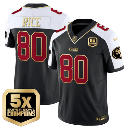 Men's 49ers 5x Super Bowl Champions Vapor Limited Jersey - All Stitched