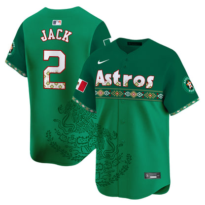 Astros Mexico Vapor Premier Limited Jersey - Printed