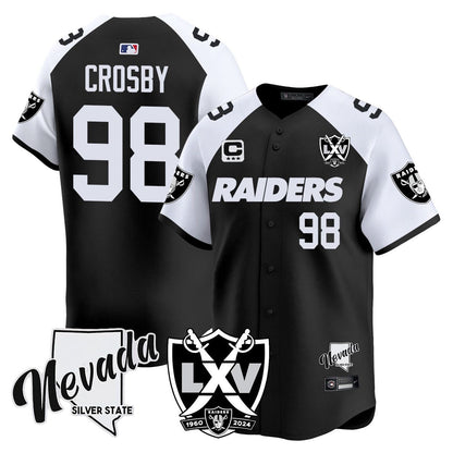 Raiders 2024 Baseball Limited Jersey - 65th Anniversary - All Stitched