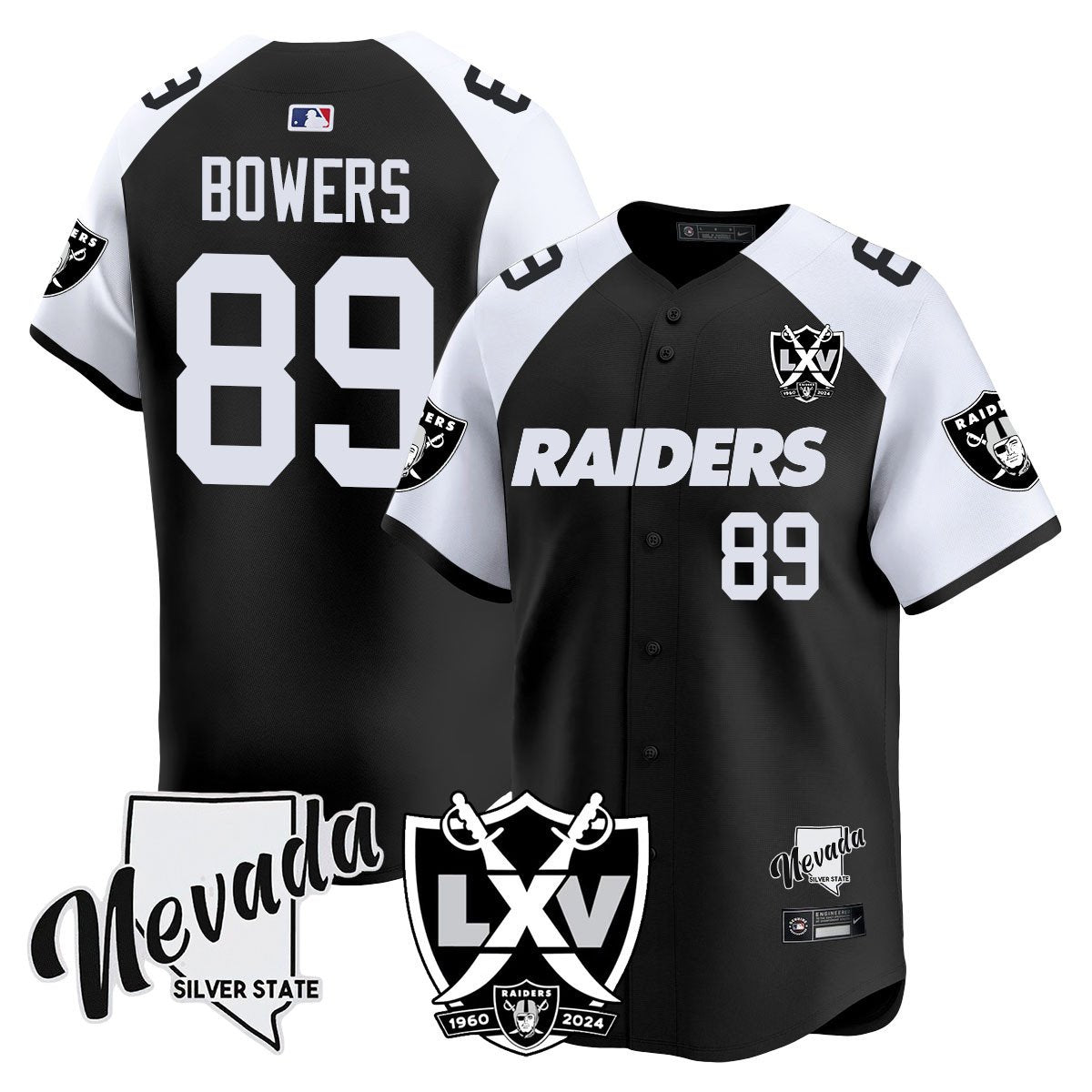 Raiders 2024 Baseball Limited Jersey - 65th Anniversary - All Stitched