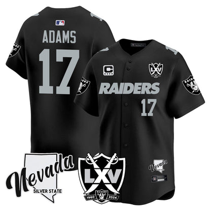 Raiders 2024 Baseball Limited Jersey - 65th Anniversary - All Stitched