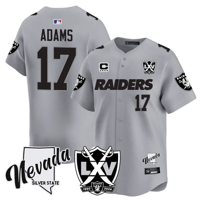 Raiders 2024 Baseball Limited Jersey - 65th Anniversary - All Stitched