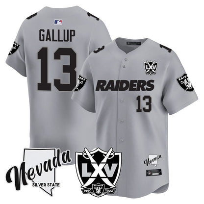 Raiders 2024 Baseball Limited Jersey - 65th Anniversary - All Stitched