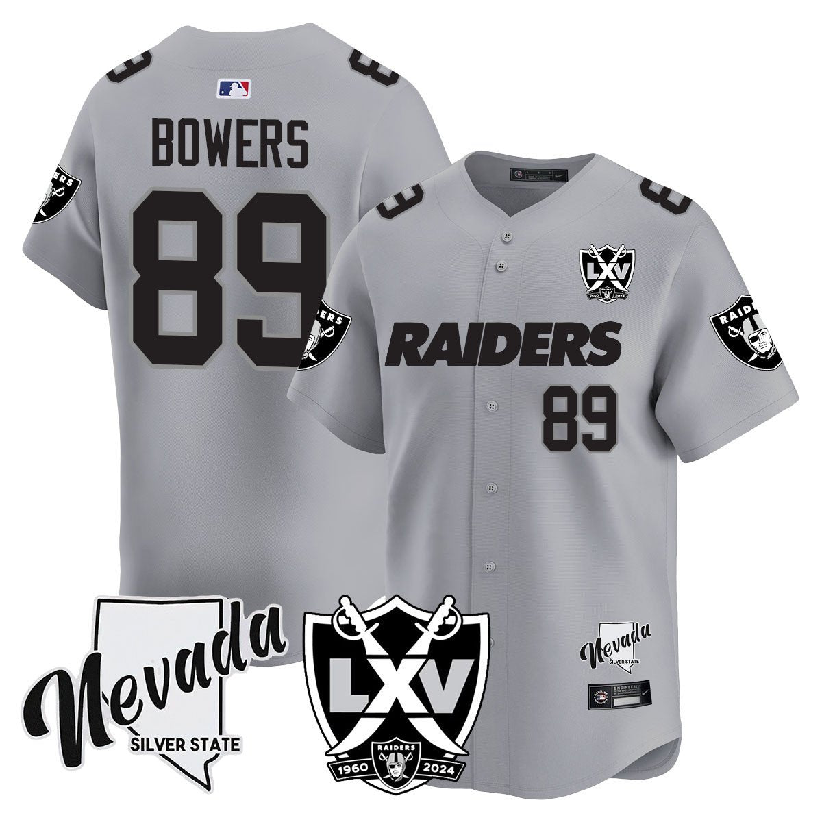 Raiders 2024 Baseball Limited Jersey - 65th Anniversary - All Stitched