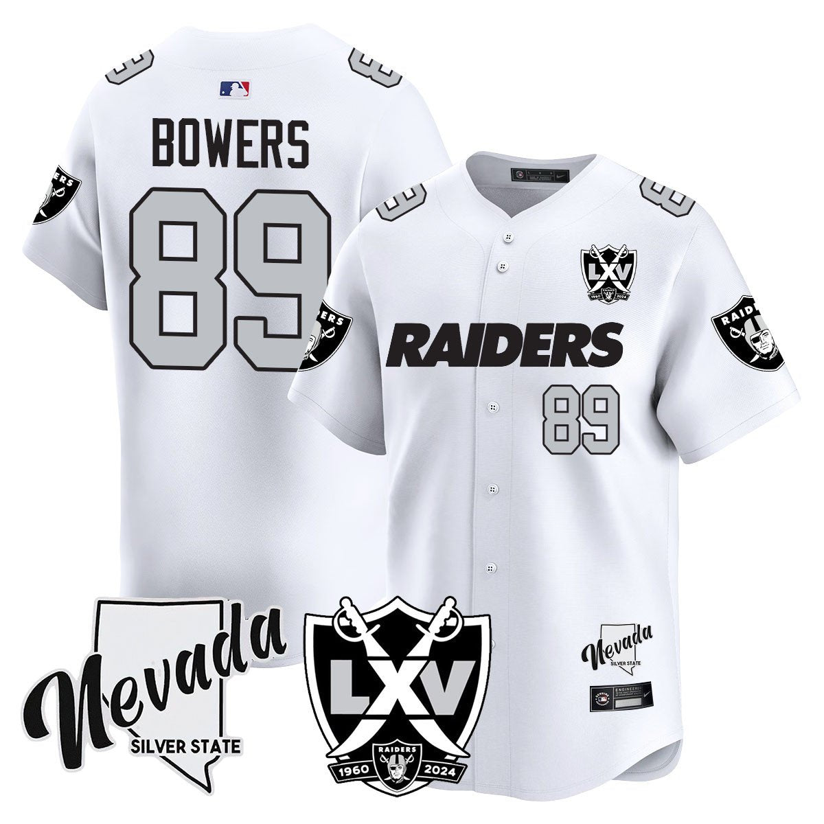 Raiders 2024 Baseball Limited Jersey - 65th Anniversary - All Stitched