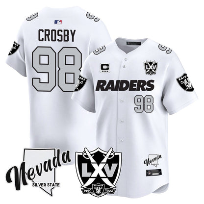 Raiders 2024 Baseball Limited Jersey - 65th Anniversary - All Stitched