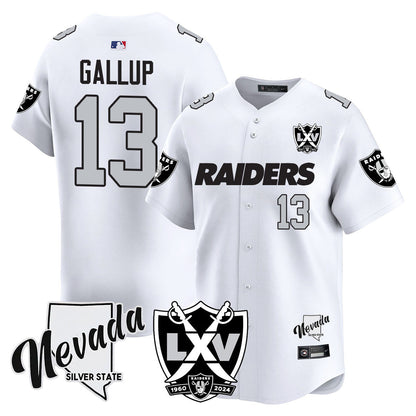 Raiders 2024 Baseball Limited Jersey - 65th Anniversary - All Stitched