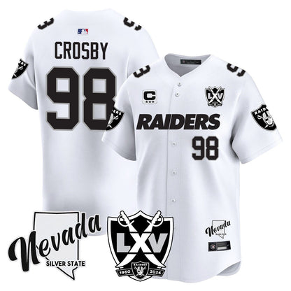 Raiders 2024 Baseball Limited Jersey - 65th Anniversary - All Stitched