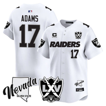 Raiders 2024 Baseball Limited Jersey - 65th Anniversary - All Stitched