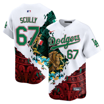 Dodgers Mexico Vapor Premier Limited Jersey - Printed V2