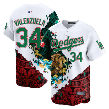 Dodgers Mexico Vapor Premier Limited Jersey - Printed V2