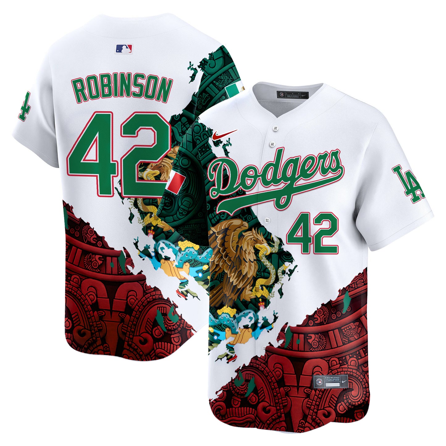 Dodgers Mexico Vapor Premier Limited Jersey - Printed V2