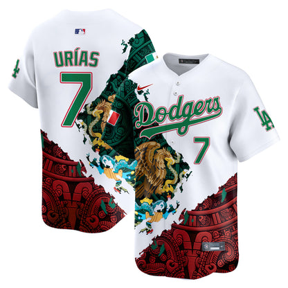 Dodgers Mexico Vapor Premier Limited Jersey - Printed V2