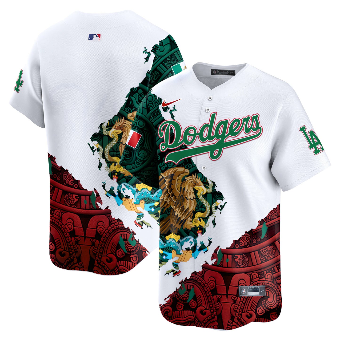 Dodgers Mexico Vapor Premier Limited Jersey - Printed V2