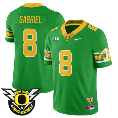 Oregon Football Forever Gang Green 2024 Jersey N1 - All Stitched