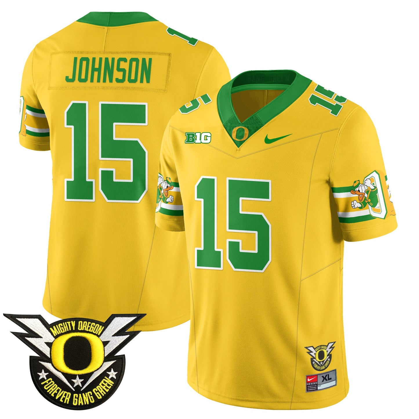 Oregon Football Forever Gang Green 2024 Jersey N1 - All Stitched