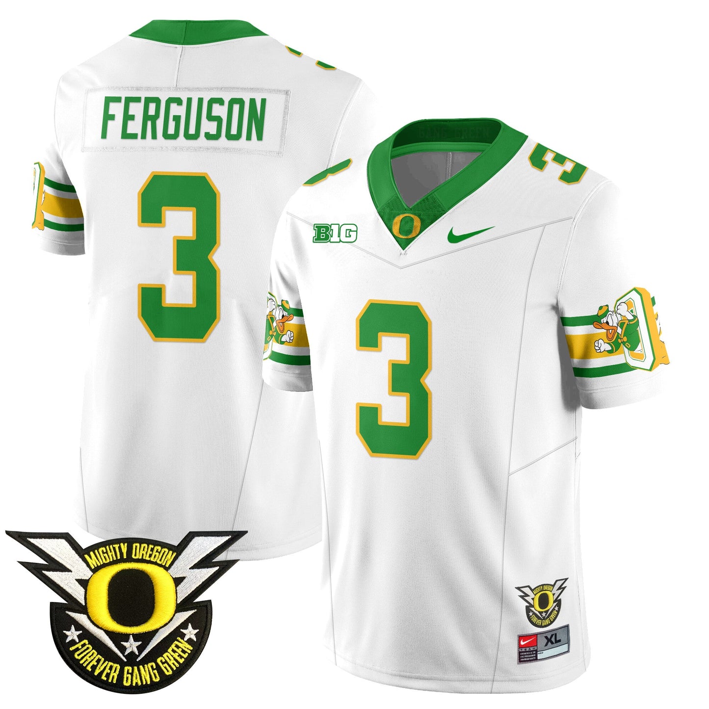 Oregon Football Forever Gang Green 2024 Jersey N1 - All Stitched