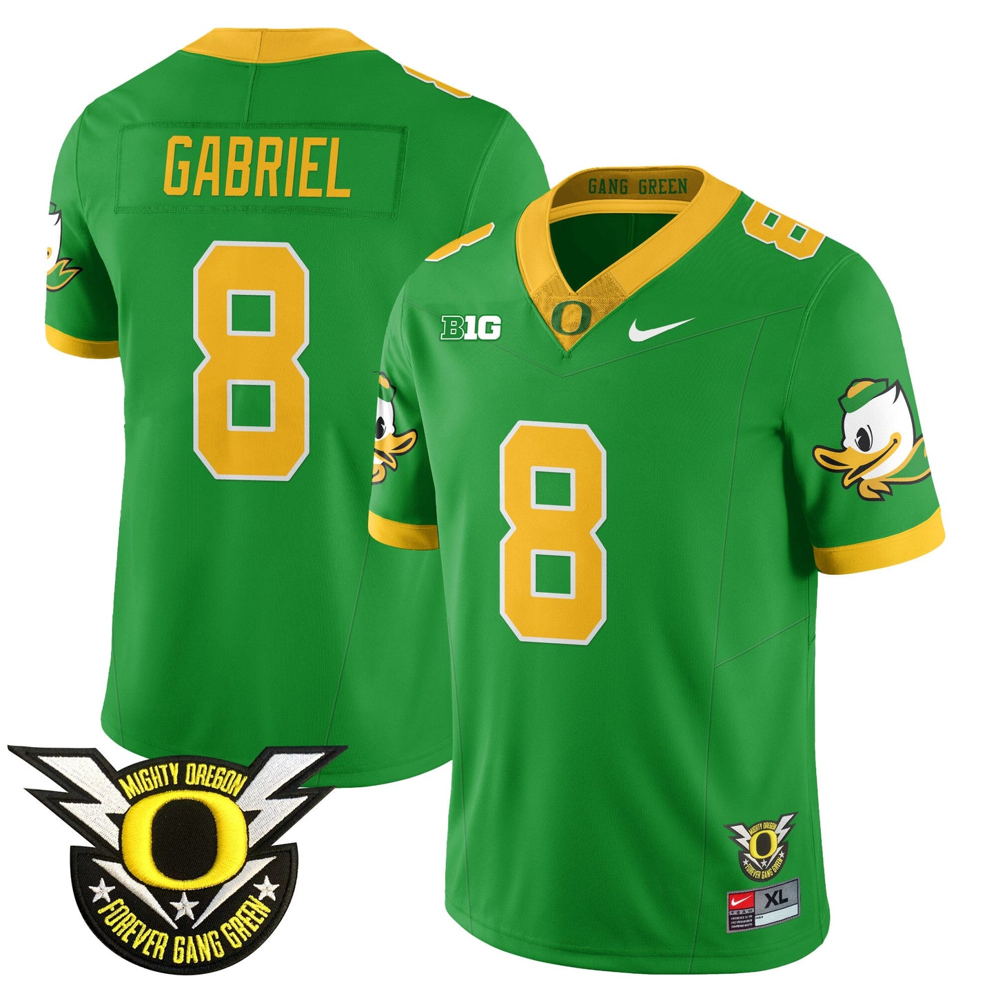 Oregon Football Forever Gang Green 2024 Jersey N2 - All Stitched