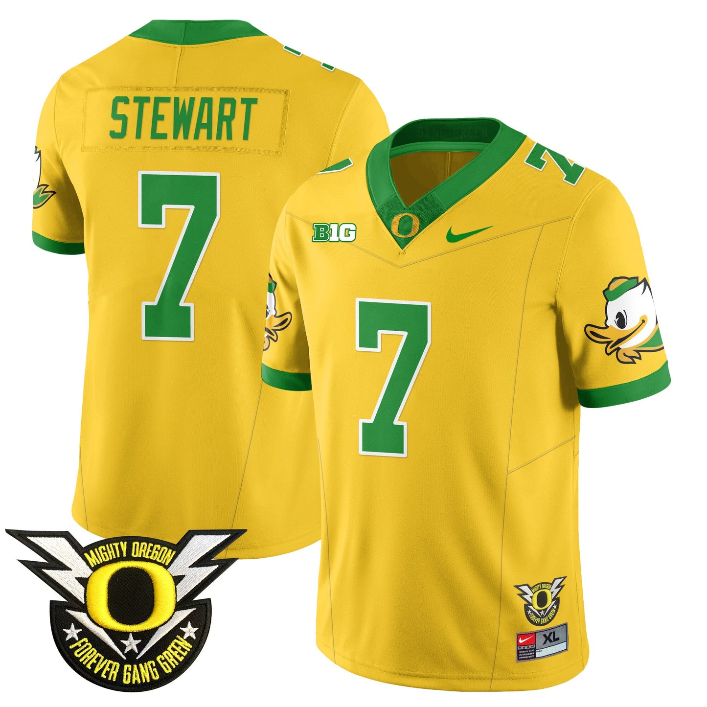 Oregon Football Forever Gang Green 2024 Jersey N2 - All Stitched