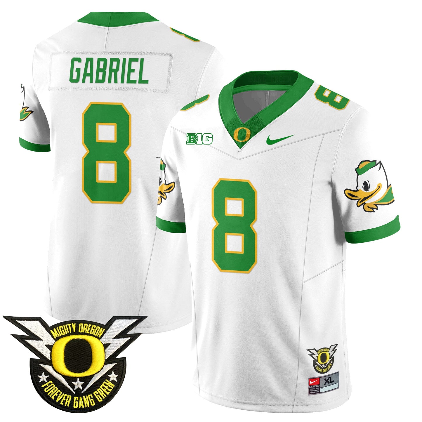 Oregon Football Forever Gang Green 2024 Jersey N2 - All Stitched