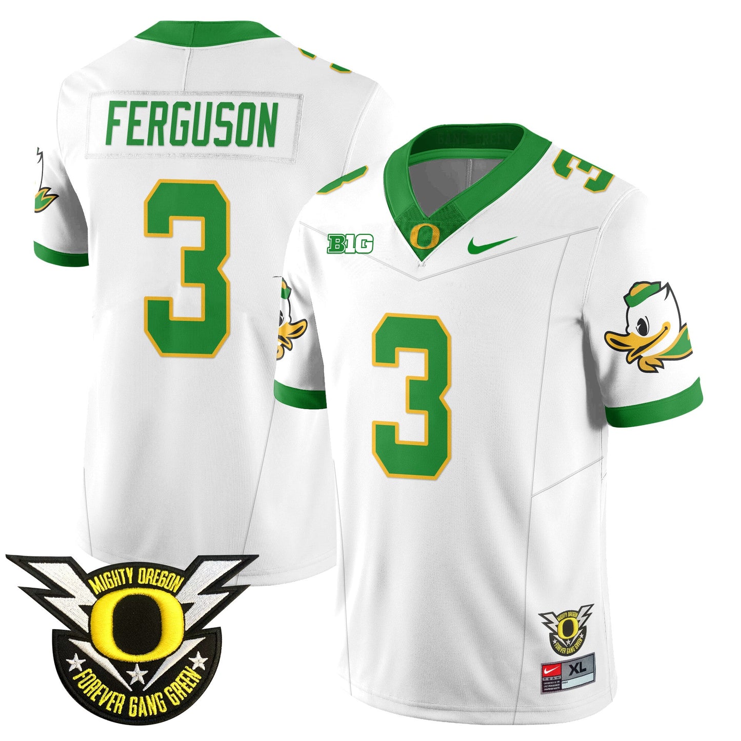 Oregon Football Forever Gang Green 2024 Jersey N2 - All Stitched