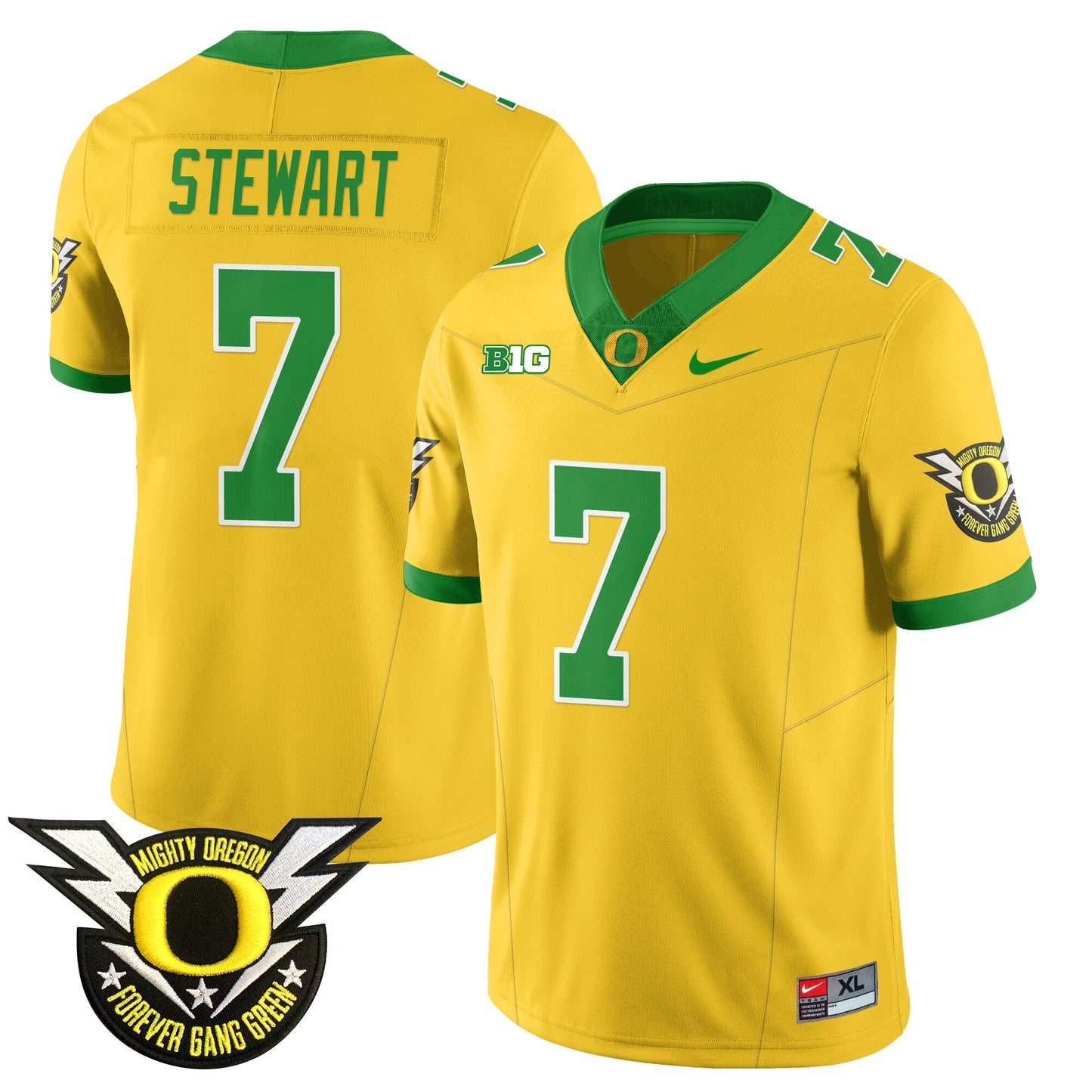 Oregon Football Forever Gang Green 2024 Jersey - All Stitched