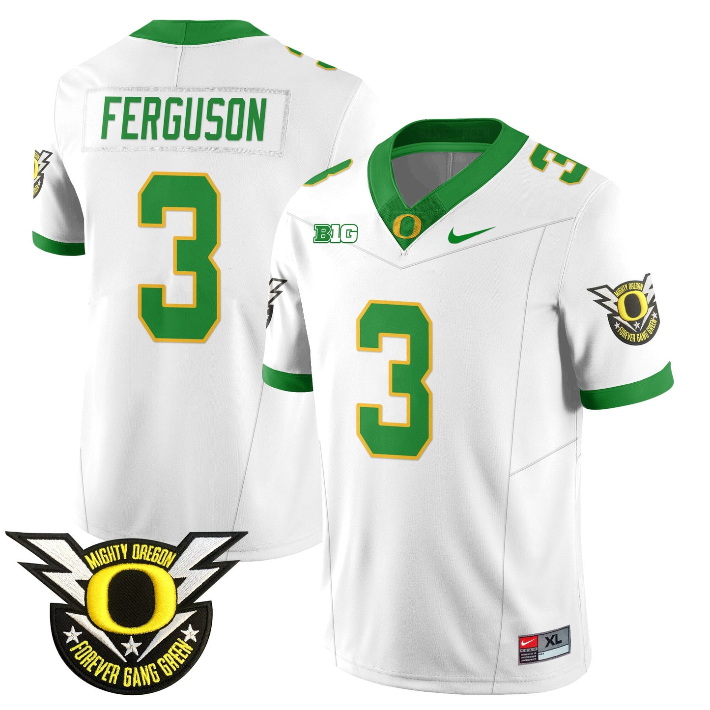 Oregon Football Forever Gang Green 2024 Jersey - All Stitched