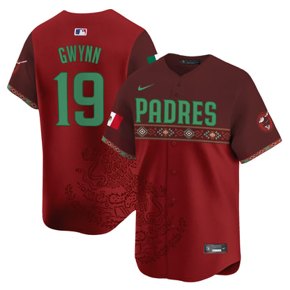 Padres Mexico Vapor Premier Limited Jersey - Printed