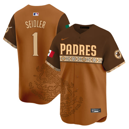 Padres Mexico Vapor Premier Limited Jersey - Printed