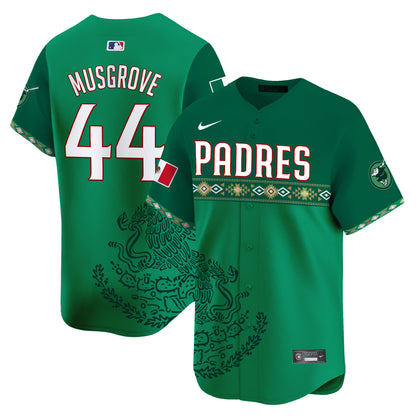 Padres Mexico Vapor Premier Limited Jersey - Printed