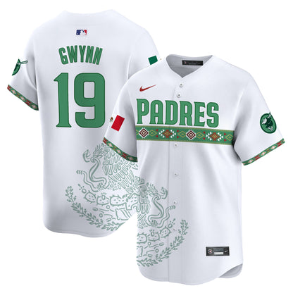 Padres Mexico Vapor Premier Limited Jersey - Printed