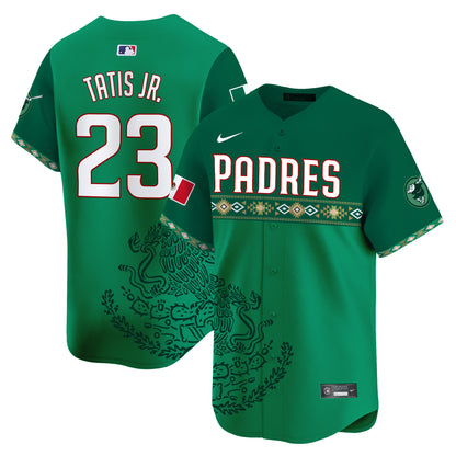 Padres Mexico Vapor Premier Limited Jersey - Printed