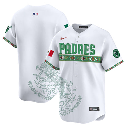 Padres Mexico Vapor Premier Limited Jersey - Printed