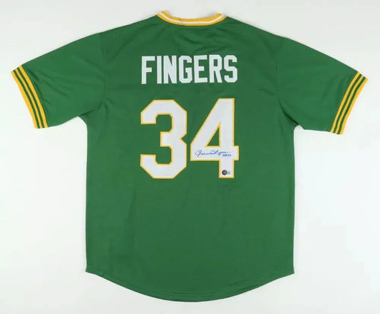 Rollie Fingers Oakland Athletics Baseball Jersey - All Stitched