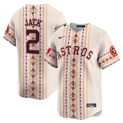 Astros Mexico Traditional Style Vapor Premier Limited Jersey - Printed