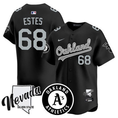 Athletics Black Silver 2024 Jersey - All Stitched