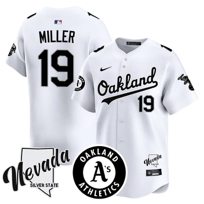 Athletics Black Silver 2024 Jersey - All Stitched