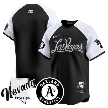 Athletics Black Silver 2024 Jersey N1 - All Stitched