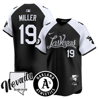 Athletics Black Silver 2024 Jersey N1 - All Stitched