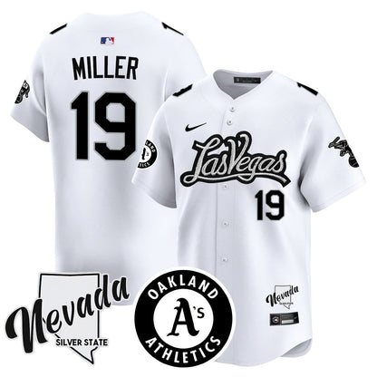 Athletics Black Silver 2024 Jersey N1 - All Stitched