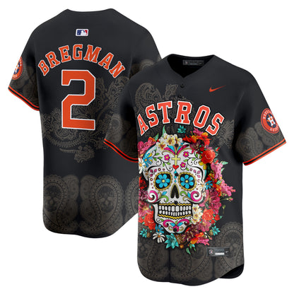 Astros Mexico Skull Vapor Premier Limited Jersey - Printed