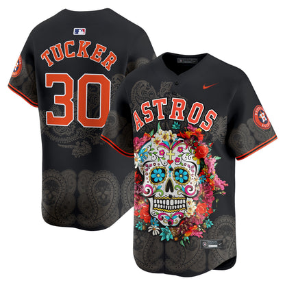 Astros Mexico Skull Vapor Premier Limited Jersey - Printed