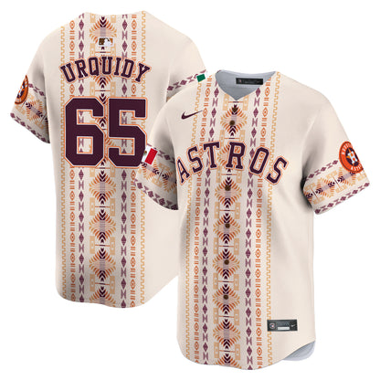 Astros Mexico Traditional Style Vapor Premier Limited Jersey - Printed