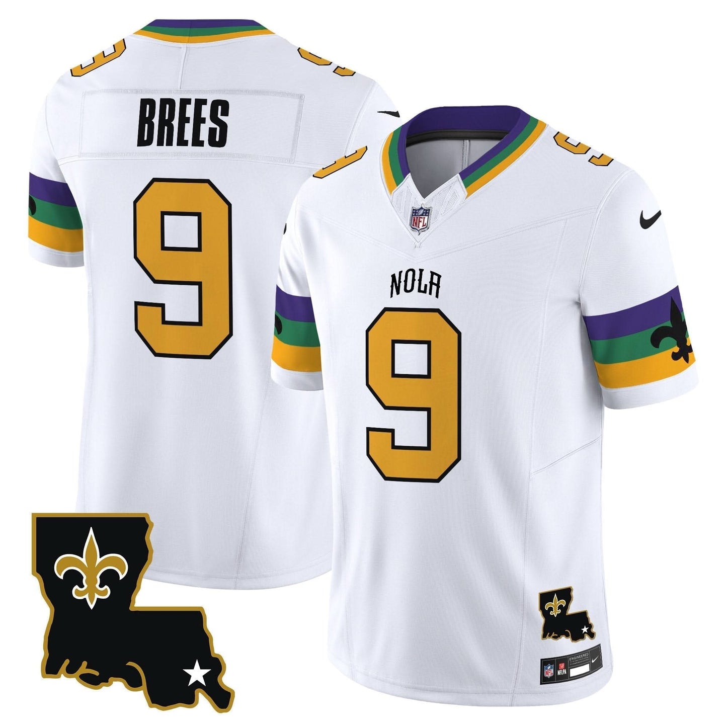 Saints 2024 New Orleans City Vapor Limited Jersey - All Stitched