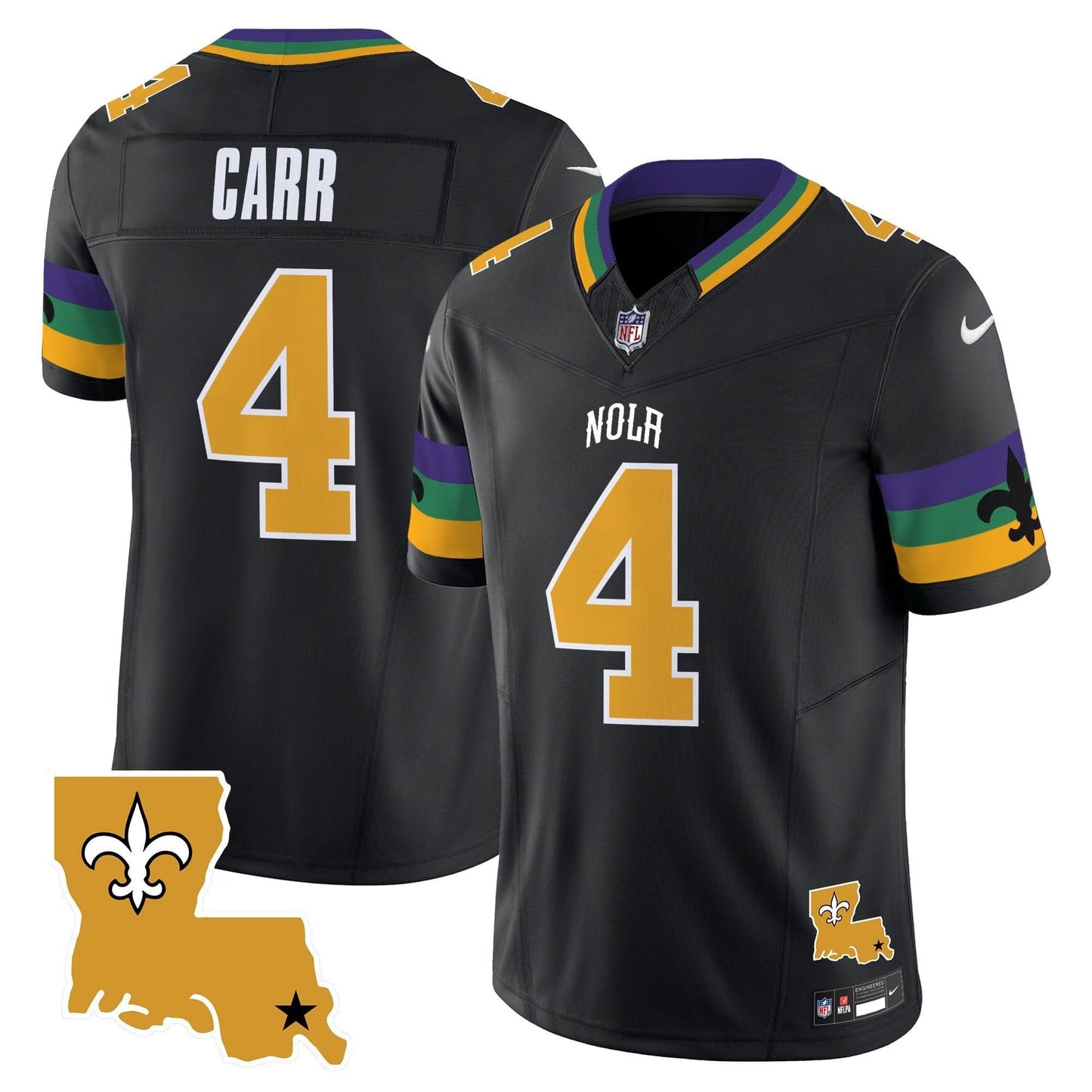 Saints 2024 New Orleans City Vapor Limited Jersey - All Stitched