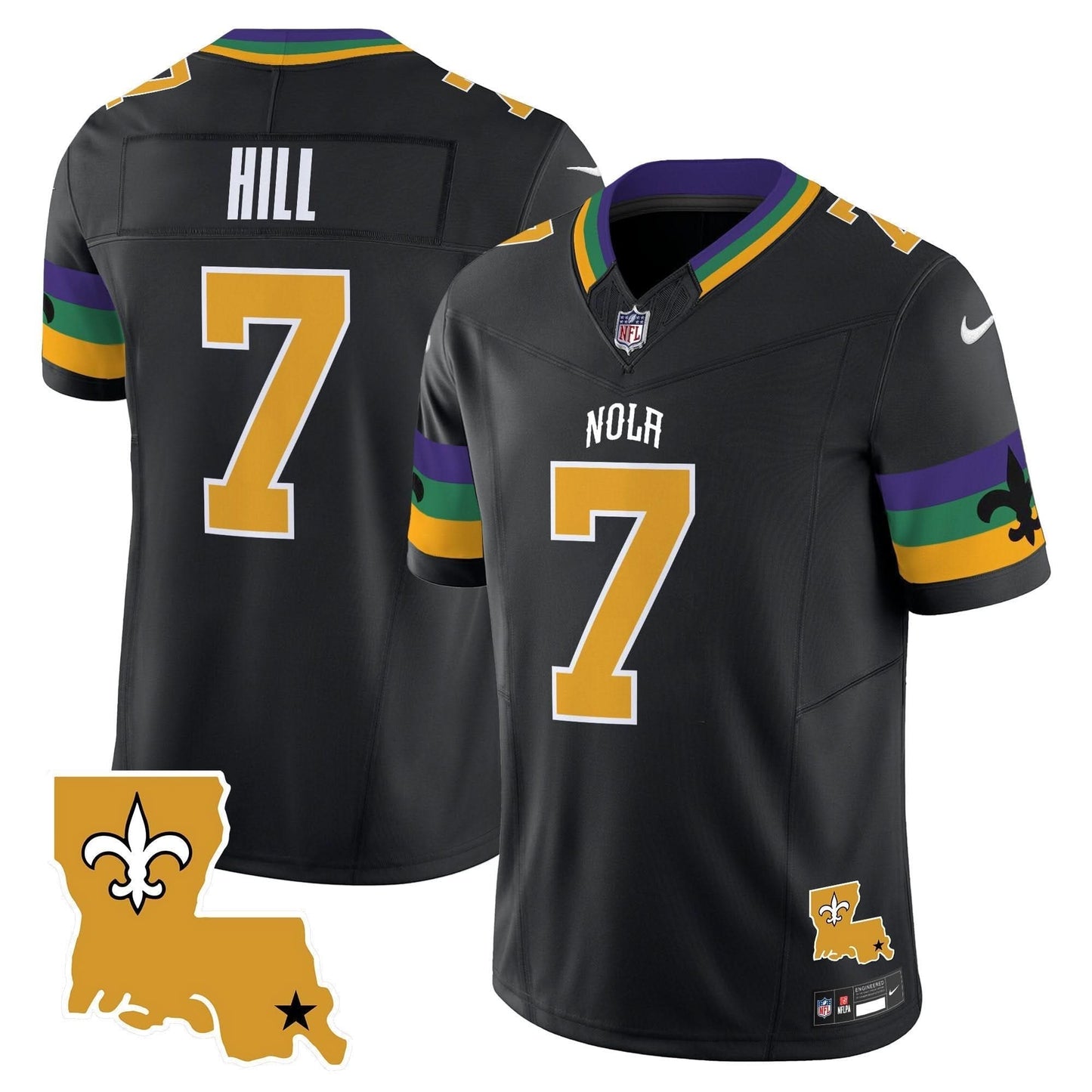 Saints 2024 New Orleans City Vapor Limited Jersey - All Stitched