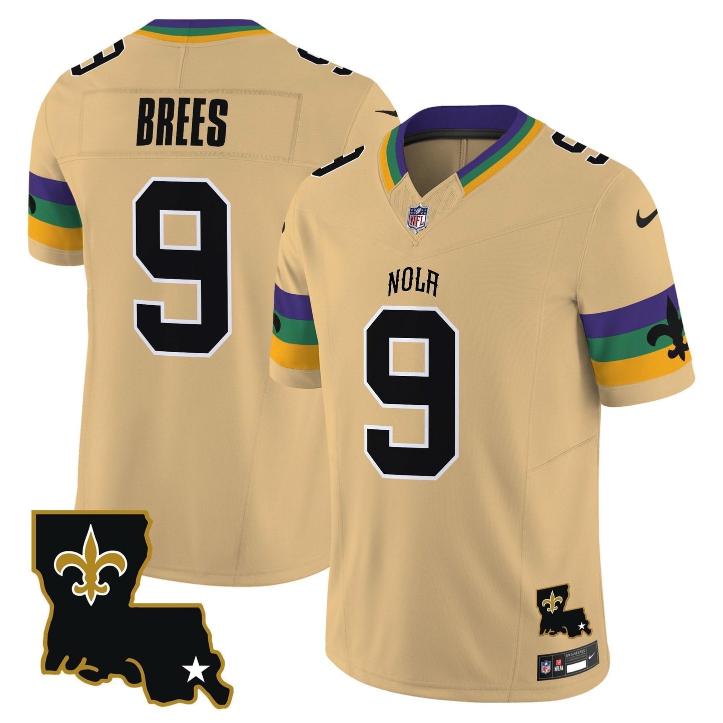 Saints 2024 New Orleans City Vapor Limited Jersey - All Stitched