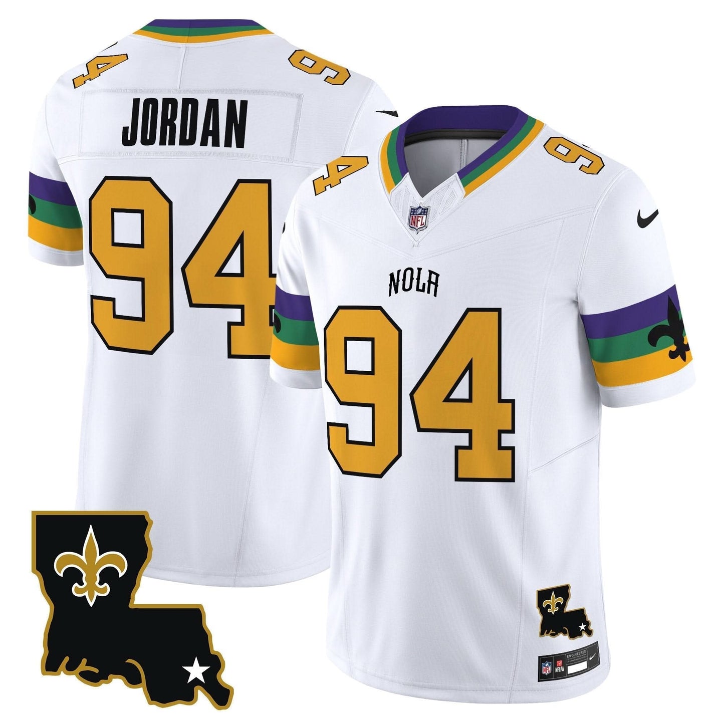 Saints 2024 New Orleans City Vapor Limited Jersey - All Stitched