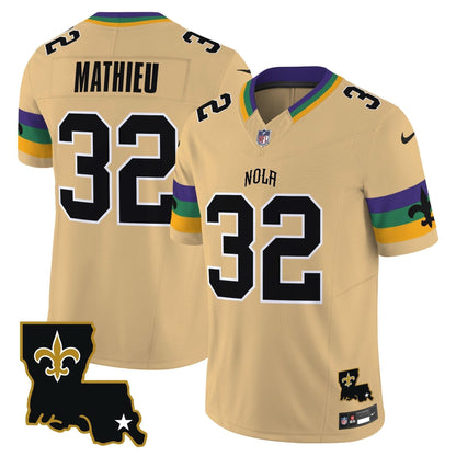 Saints 2024 New Orleans City Vapor Limited Jersey - All Stitched